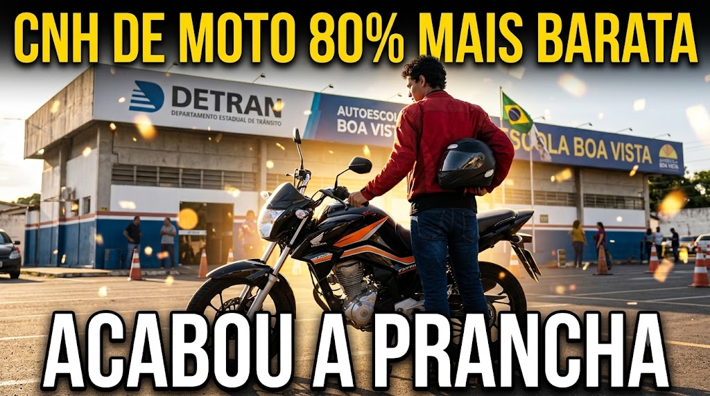 Moto nova pronta pra rodar